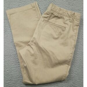 GAP Slim Men's 31x30 (30.5x27.5) Pants Khaki Chino Beige‎ 100% Cotton
